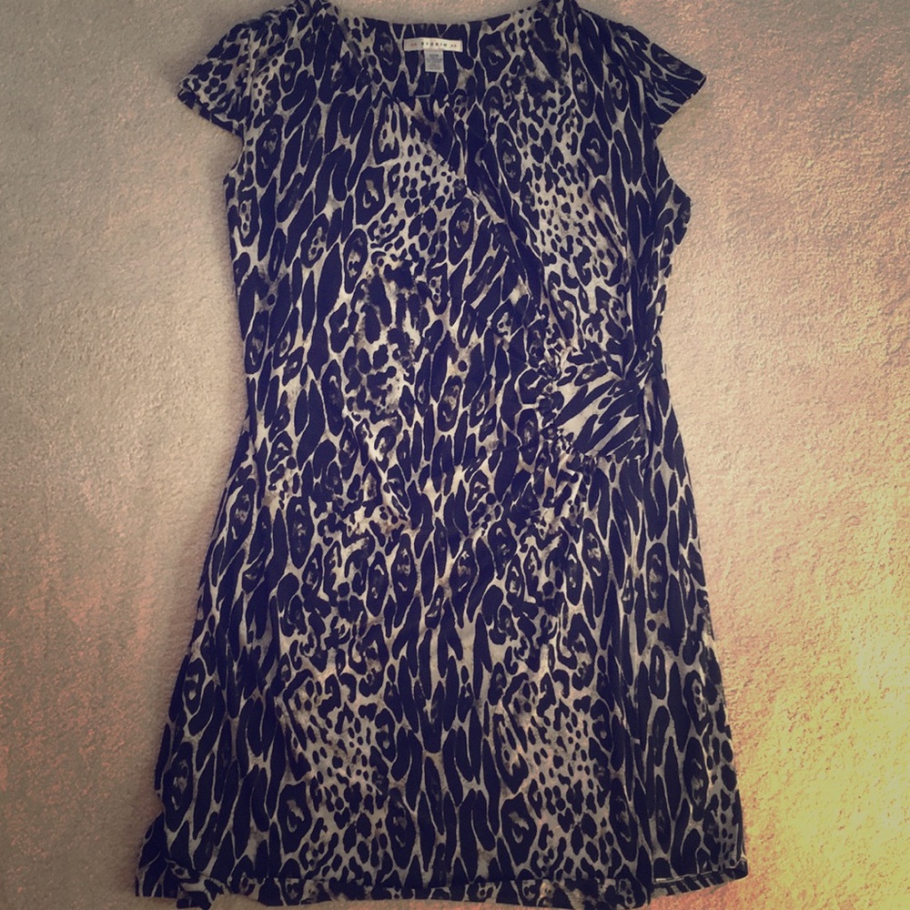 Dress animal stripes stretch